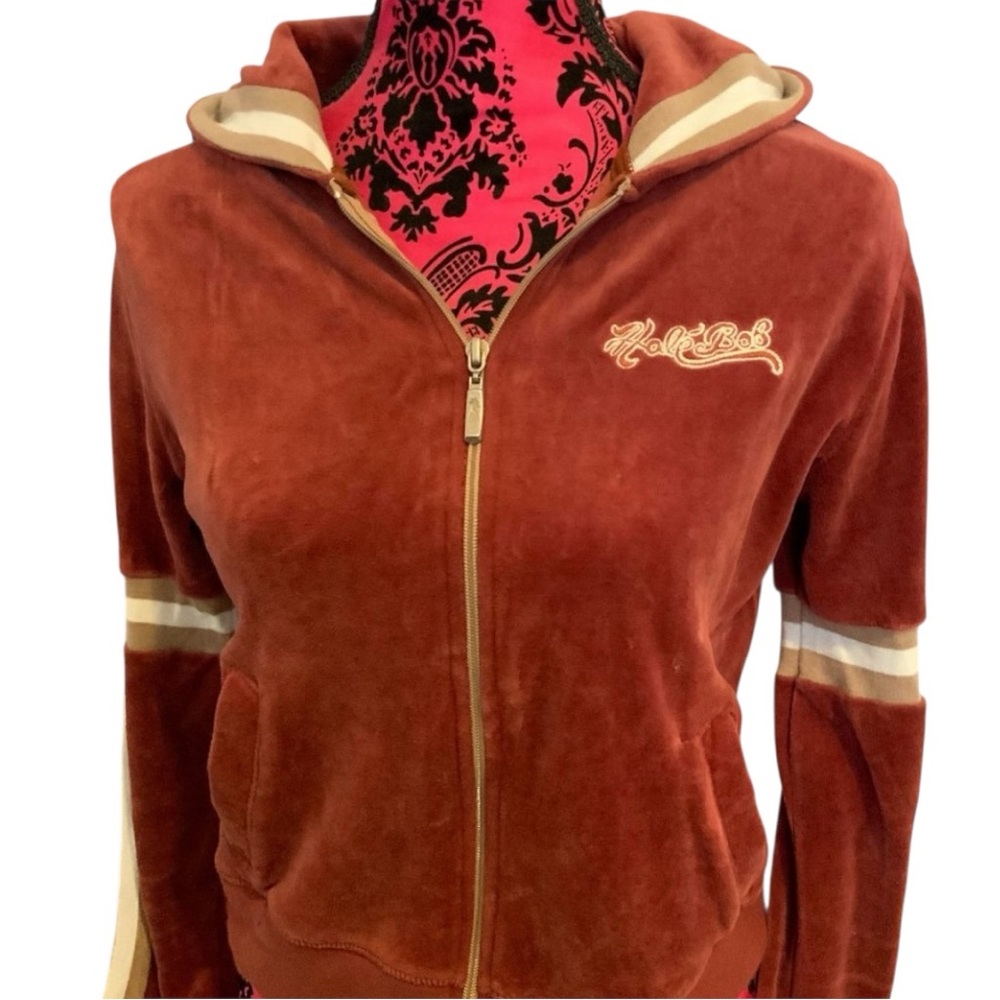 Hale Bob crop hoodie Small Y2K 1B-0006